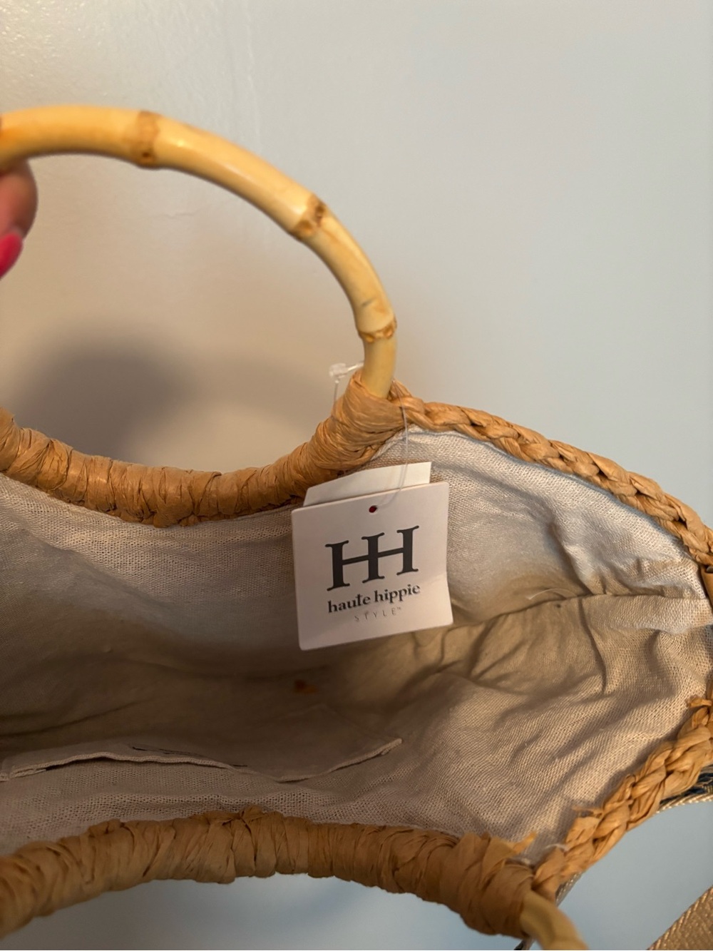 Straw beach bag - Picture 6 of 7